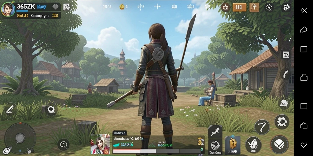 Tampilan gameplay 365ZK yang menarik dan berwarna.