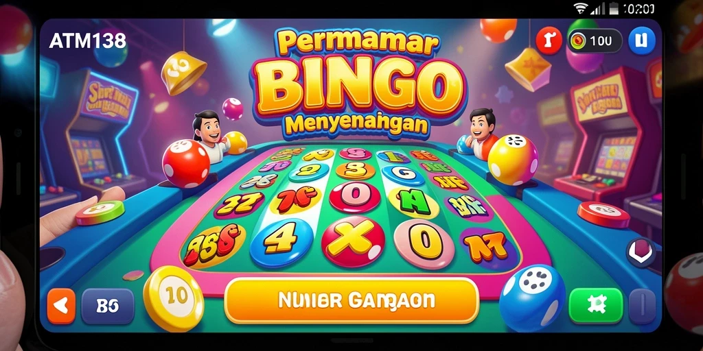 Screenshot gameplay <strong>ATM138</strong> menampilkan keseruan bermain Bingo.