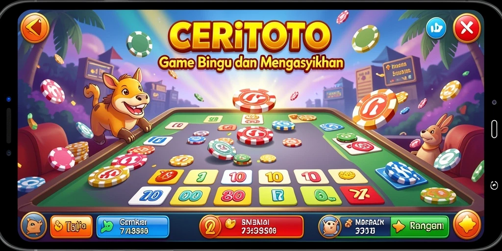 Screenshot gameplay CERITOTO menunjukkan momen seru bermain Bingo.