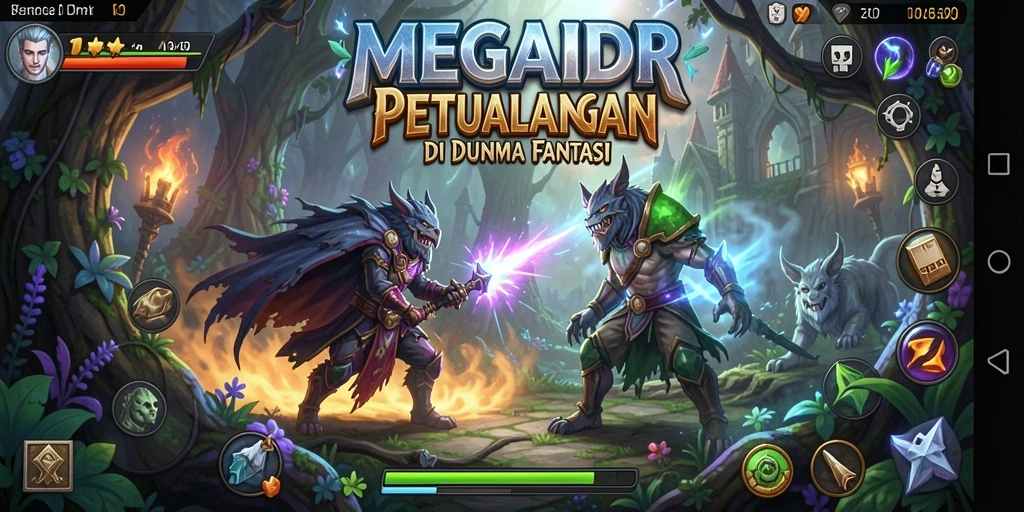 Gameplay MEGAIDR yang penuh aksi dan petualangan menunggu Anda.