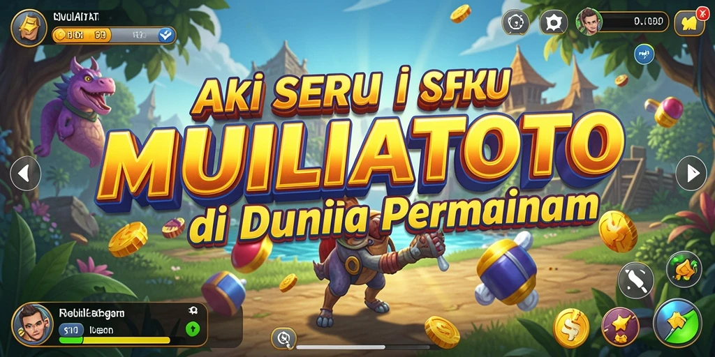 Tampilan seru gameplay MULIATOTO dengan aksi mendebarkan.
