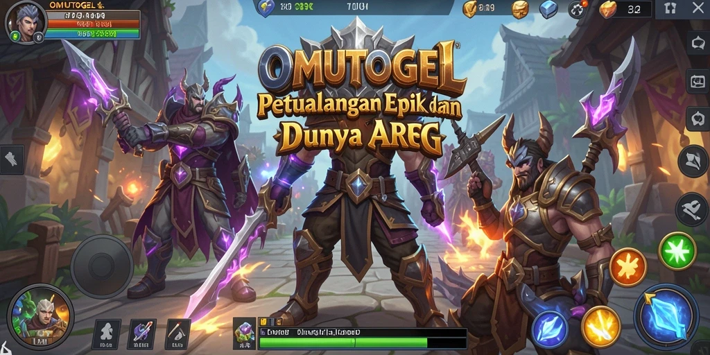 Tampilan gameplay ARPG yang mendebarkan di OMUTOGEL.