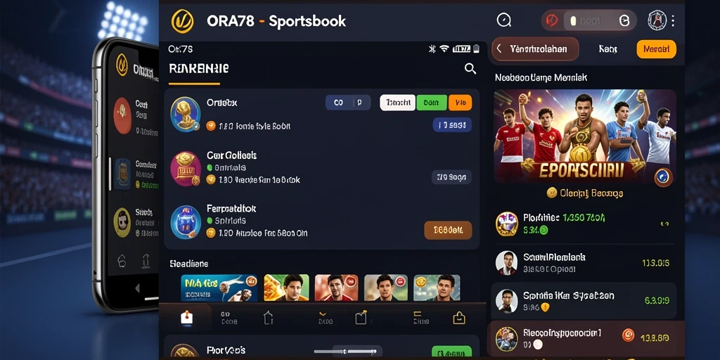 Screenshot dari gameplay menarik di aplikasi Sportsbook ORA78.