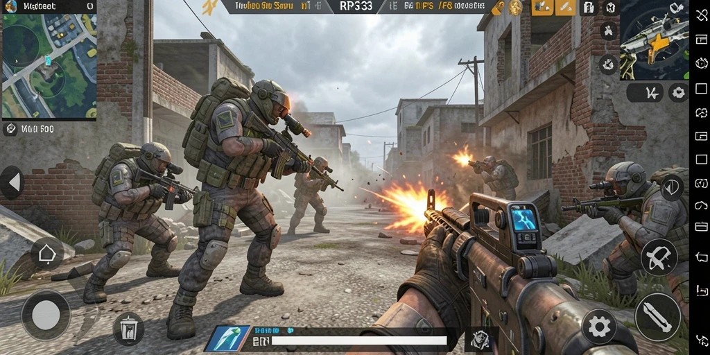 Gameplay seru RR33 yang penuh aksi dan strategi.