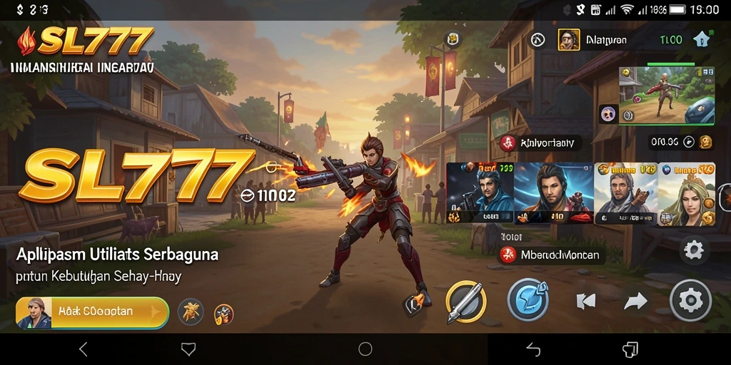 Tampilan antarmuka SL777 yang menarik dan fungsional.