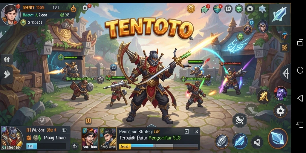 TENTOTO menampilkan aksi seru dalam game strategi SLG.